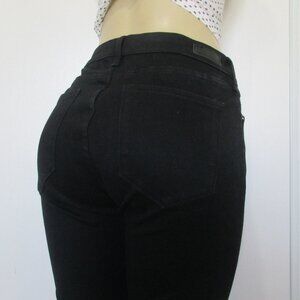 New Abercrombie & Fitch Jeans Size 12/31 Long Black Skinny Denim